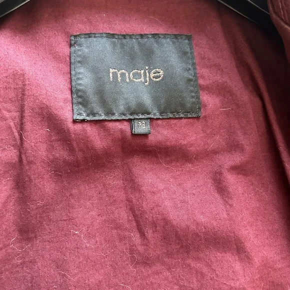 Perfecto made in lambskin Maje - Picture 6 of 9